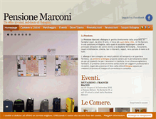 Tablet Screenshot of pensionemarconi.it